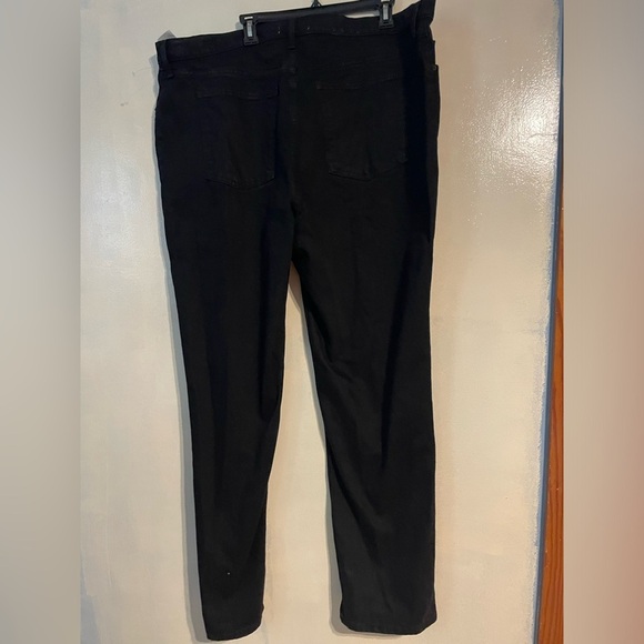 NWT Abercrombie and Fitch the 90s straight ultra high rise black jeans size 22L - Picture 4 of 7